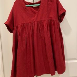 Maroon dress